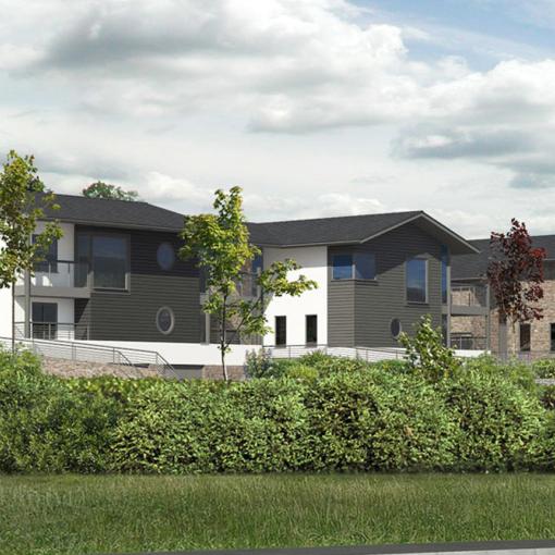 CGI of new homes at Anstey Way Development in Instow North Devon