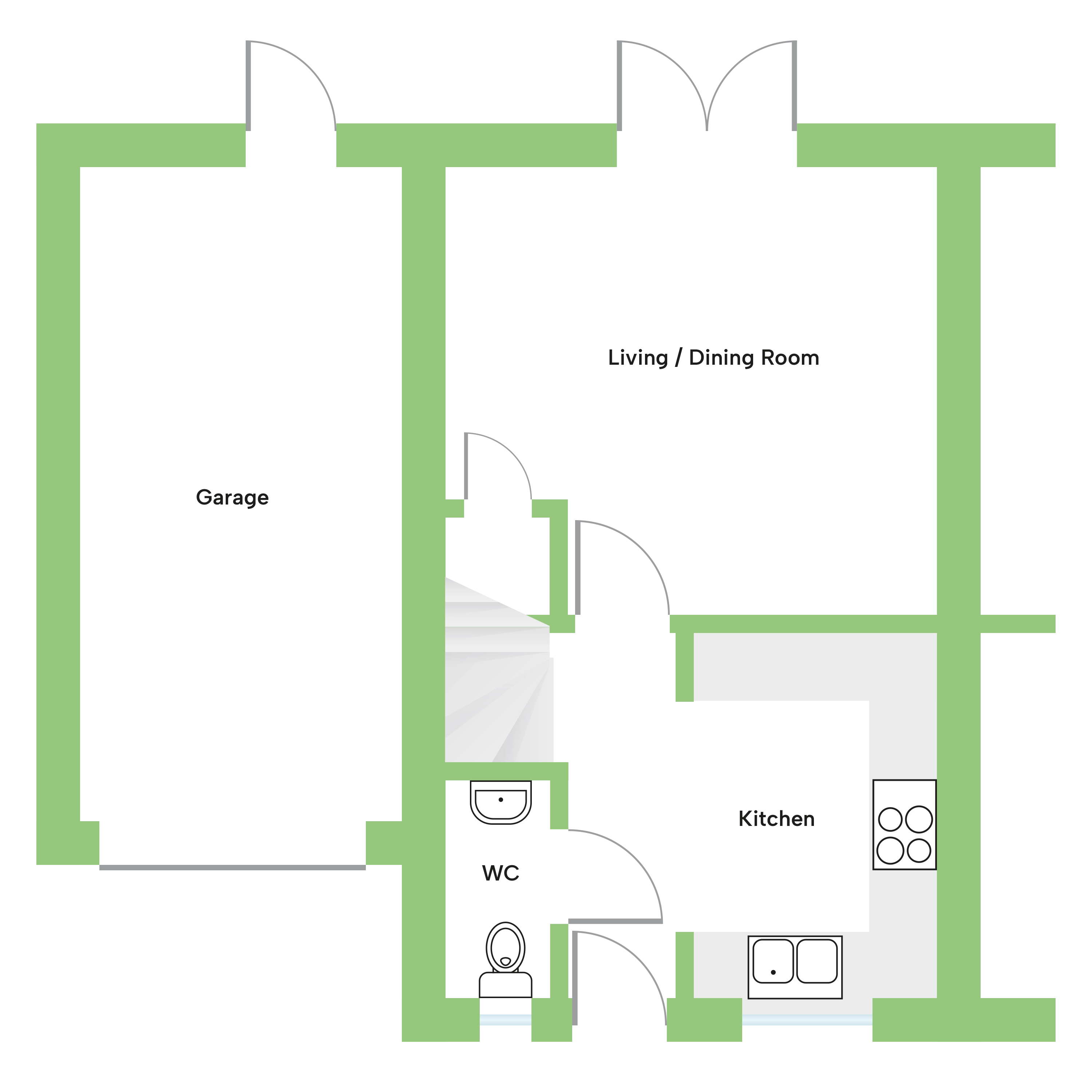 Floor Plan of The Sandpiper at Buckleigh Meadows