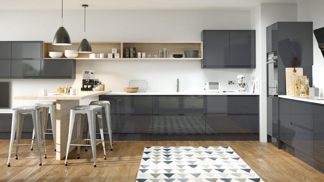 Luxurious Kitchen interior of Kenwith Meadows Bungalow