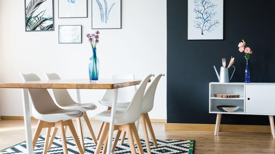 Dining area of new home