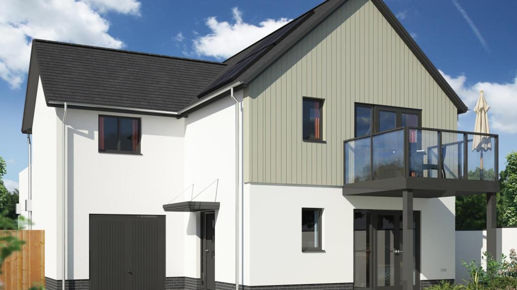 Exterior of new home at Pavillion View development in Westward Ho!