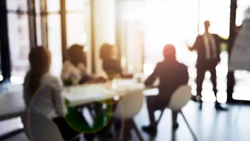 Shot of a group of business colleagues talking together during a meeting in a boardroom