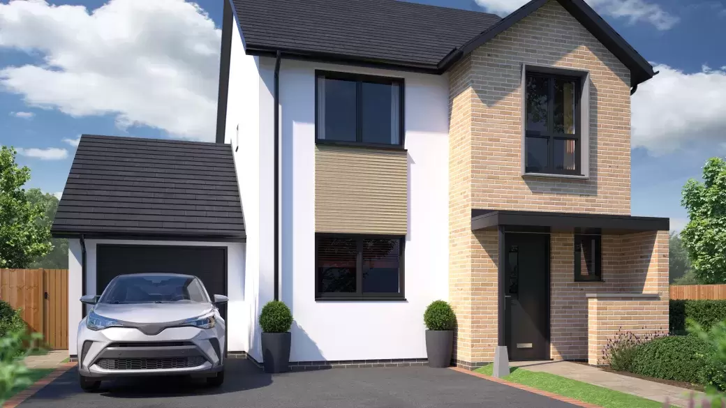 CGI of The Warbler house type at Heanton Lea Gardens