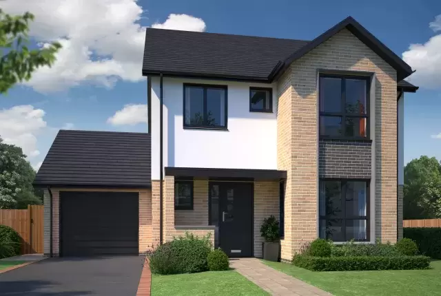 Exterior CGI of new houses at Chivenor Cross