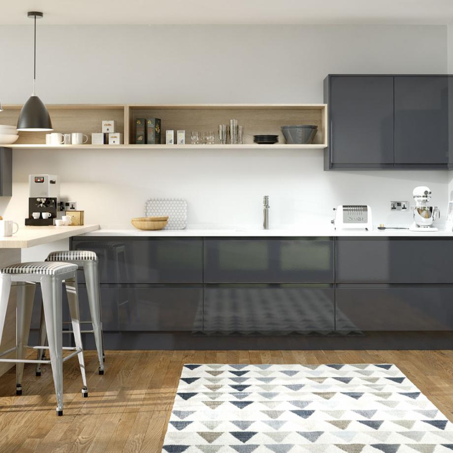 Luxurious Kitchen interior of Kenwith Meadows Bungalow