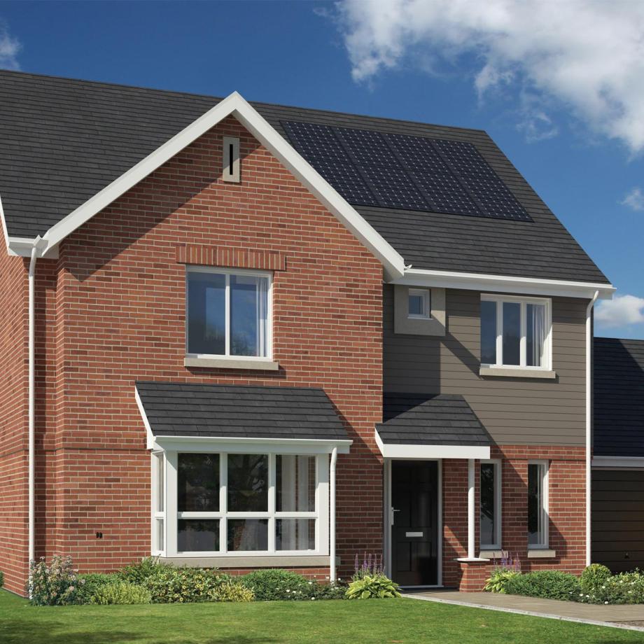 Exterior of new home at Easterly Park development in Braunton North Devon