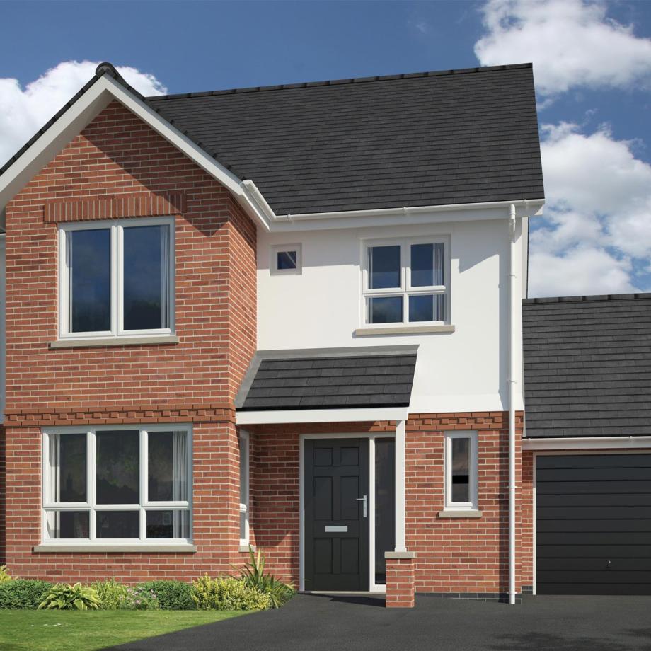 Exterior of new home at Easterly Park development in Braunton North Devon