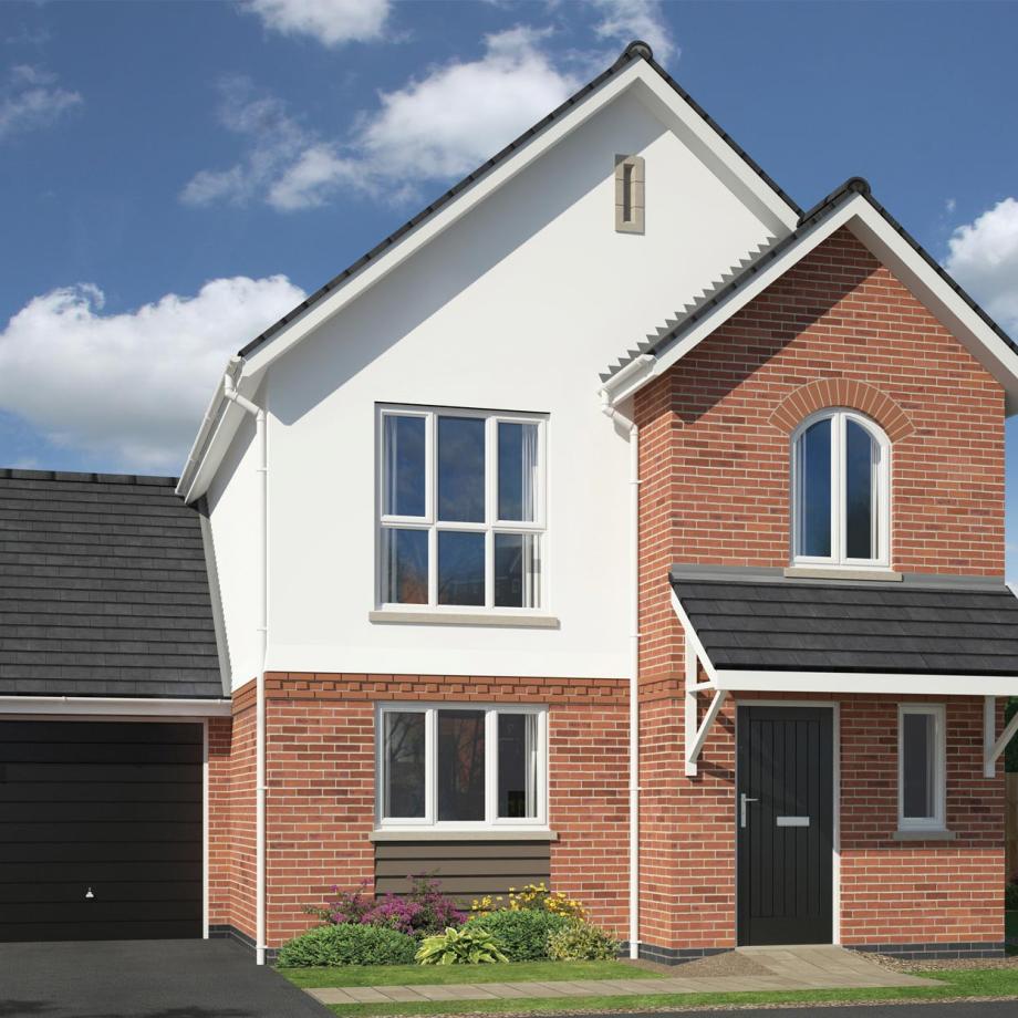 Exterior of new home at Easterly Park development in Braunton North Devon