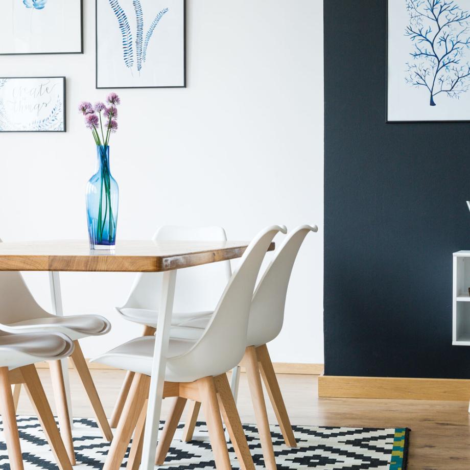 Dining area of new home