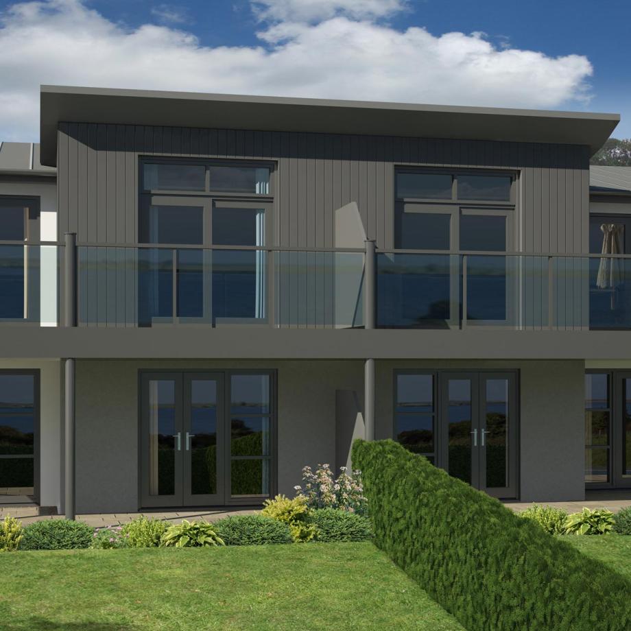 Exterior of new home at Tides Reach development in Appledore