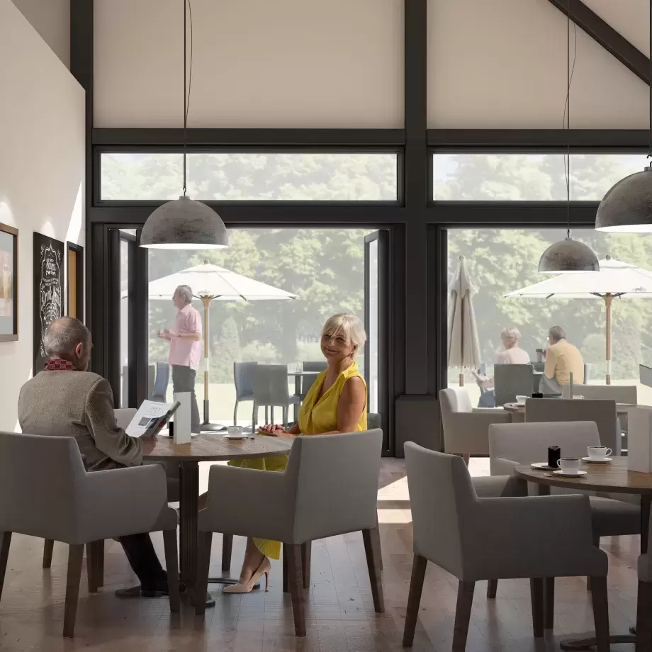 Interior CGI of the Pavillion at Kenwith Meadows Retirement Homes in Abbotsham