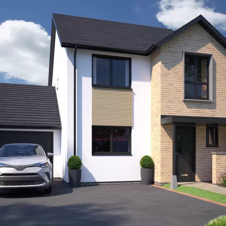 CGI of The Warbler house type at Heanton Lea Gardens
